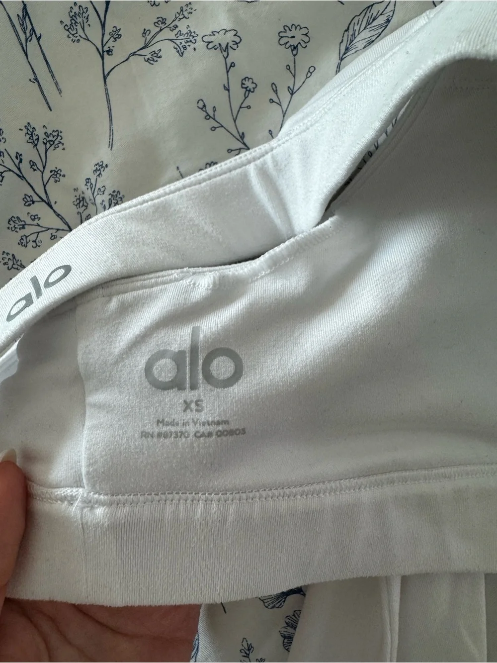Alo Alosoft Switch It Up Bra White